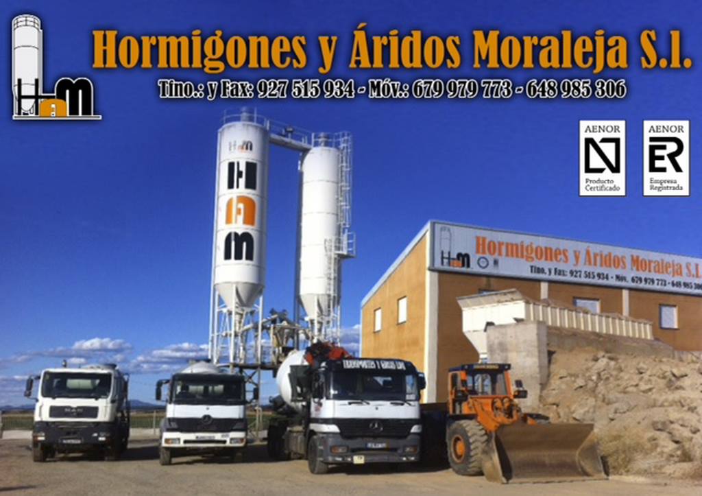 HORMIGONES Y ARIDOS MORALEJA S.L.