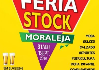 NUEVA EDICIÓN XVIII FERIA DE STOCKS MORALEJA LOS DÍAS 31 DE AGOSTO Y 1 DE SEPTIEMBRE 2019