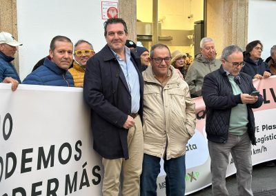 Mnaifestación de plasencia marzo 2025 reivindicación Tren