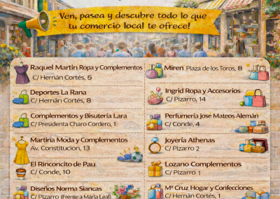 🛍️🎉 ¡EL COMERCIO SALE A LA CALLE EN MORALEJA! 🎉🛍️